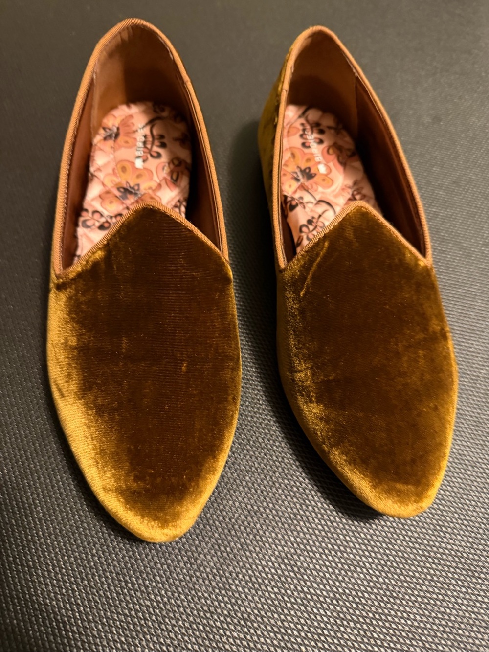 Birdies The Starling Women's Slip On Velvet Flats Loafers comfort shoes size 8.5